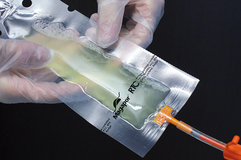 SEMENBAGBlisters For Packaging Semen Doses Under RTC Control Magapor
